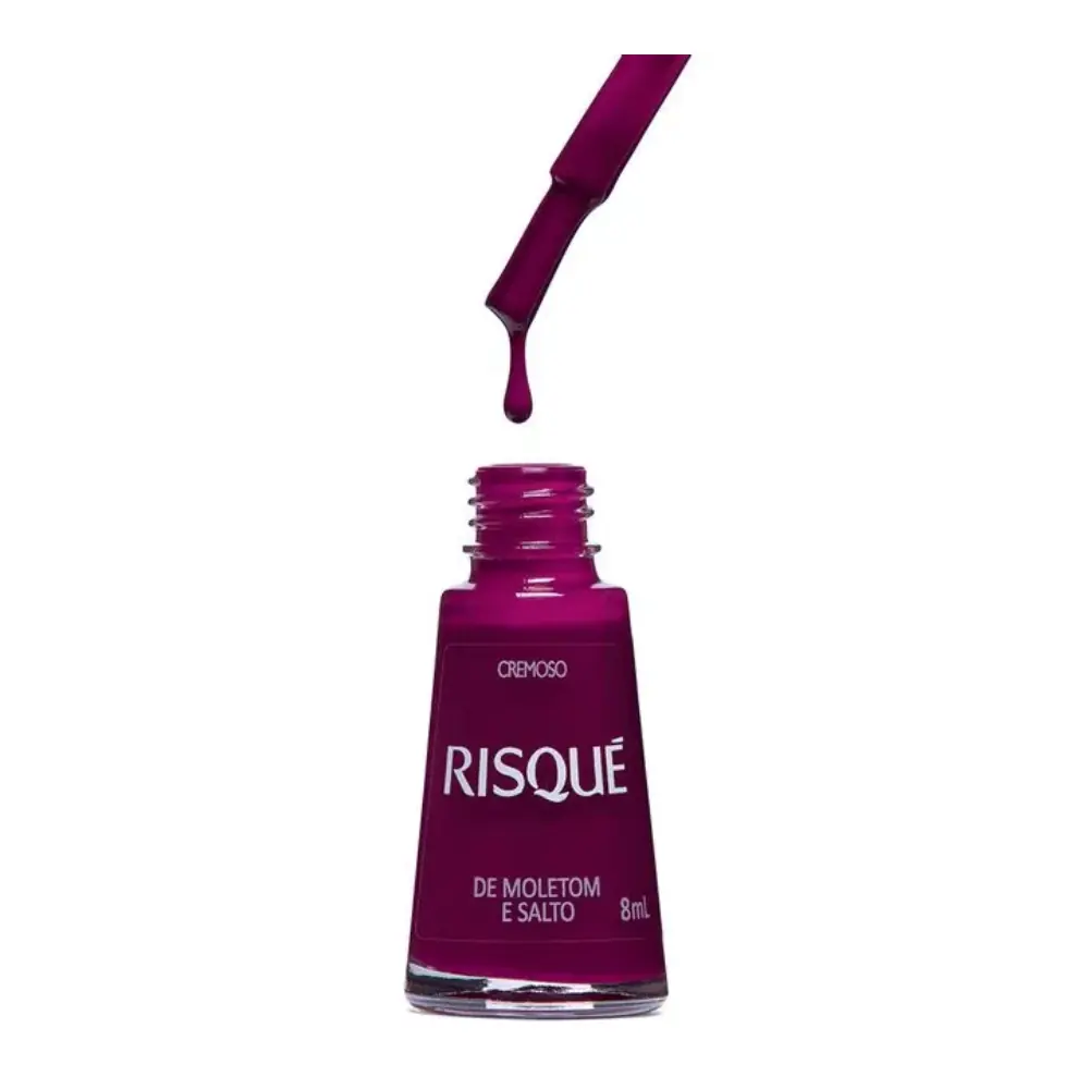 Esmalte Cremoso De Moletom E Salto Risqué Frasco 8ml