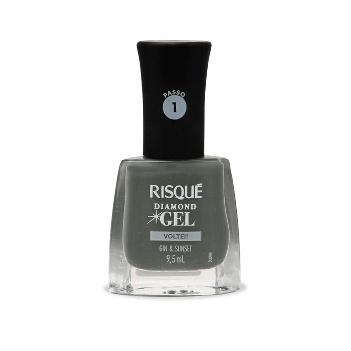 Esmalte Gel Gin Sunset Risqué Diamond Frasco 9,5ml