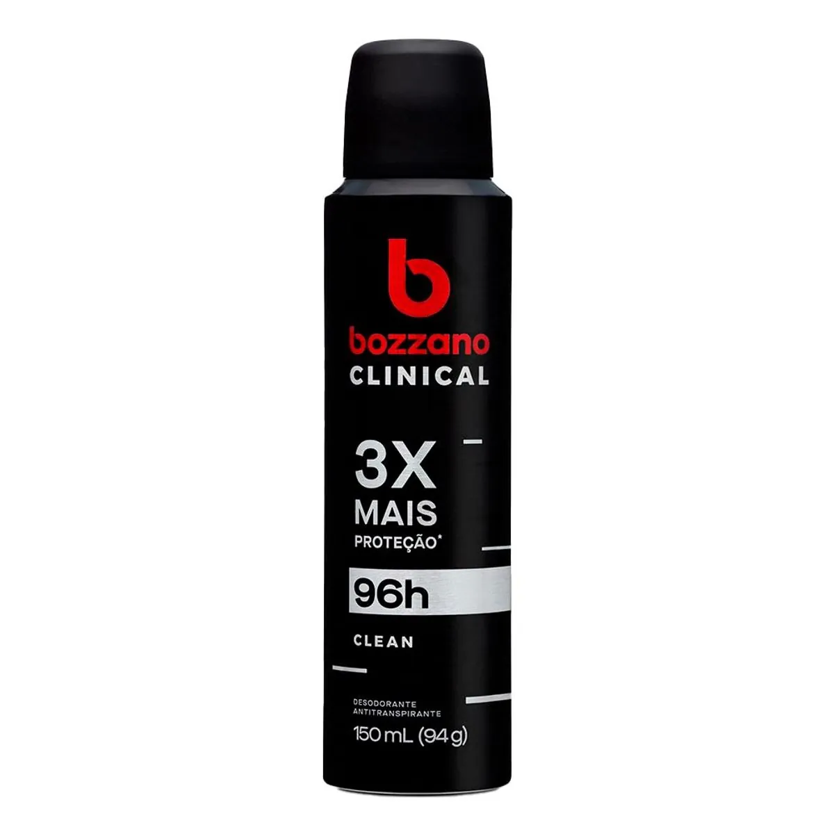 Desodorante Aerossol Clean Bozzano Clinical 150ml Spray