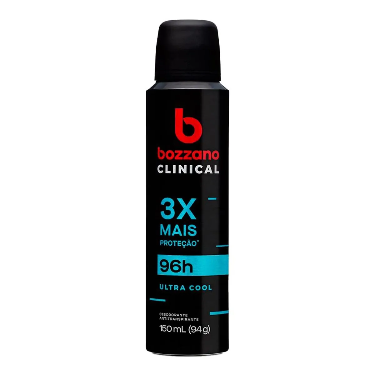 Desodorante Clinical Ultra Cool Antitranspirante Aerossol Bozzano Masculino 150ml