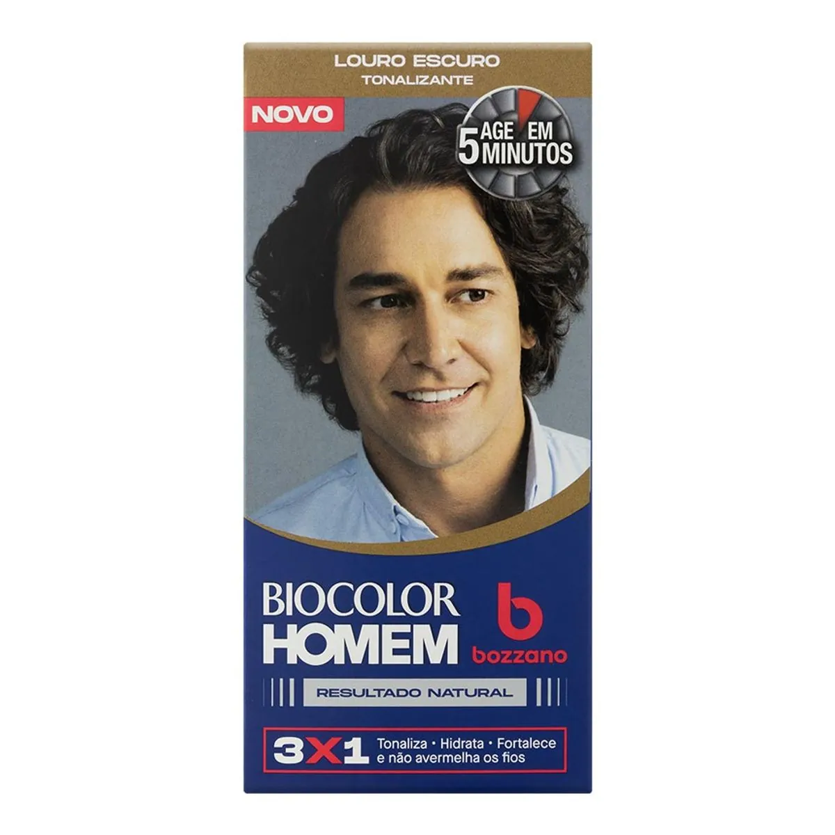 Kit Tonalizante Louro Escuro Biocolor Homem