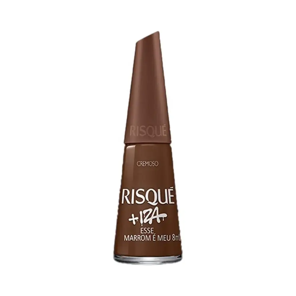 Esmalte Cremoso Esse Marrom é Meu Risqué Iza Frasco 8ml
