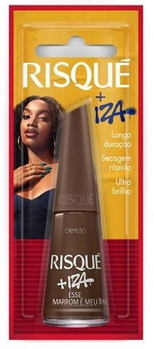 Esmalte Risque Iza 8ml Esse Marrom E Eu