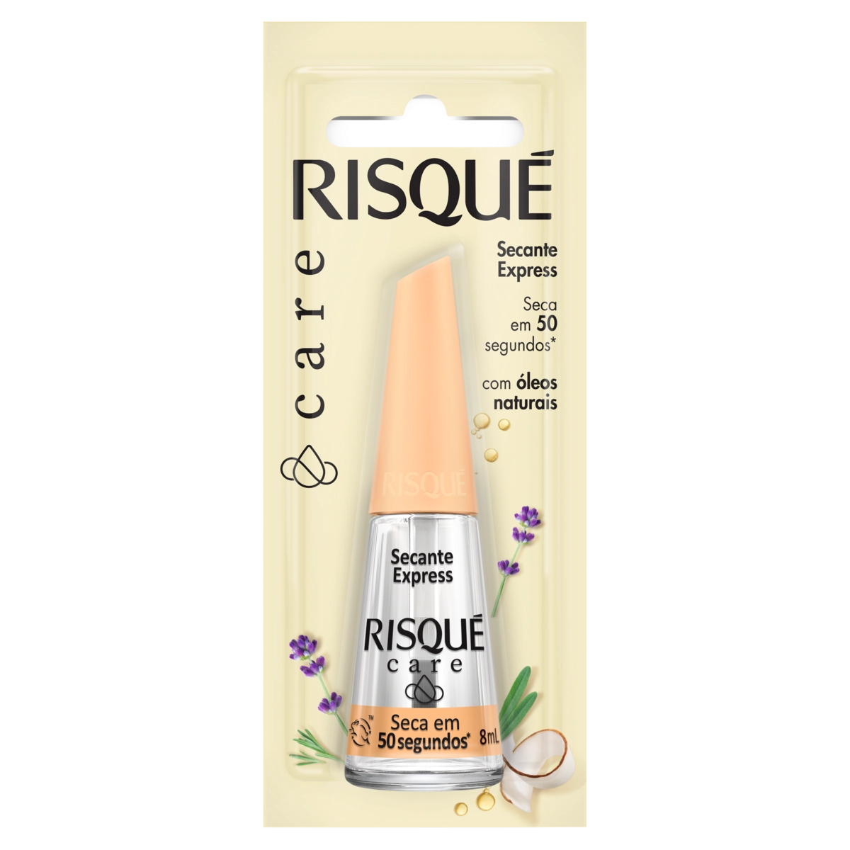 Esmalte Secante Express Risqué Care Blister 8ml