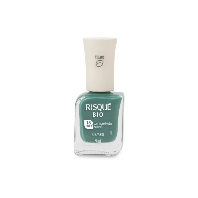 Esmalte Chá Verde Risqué Bio Frasco 9ml