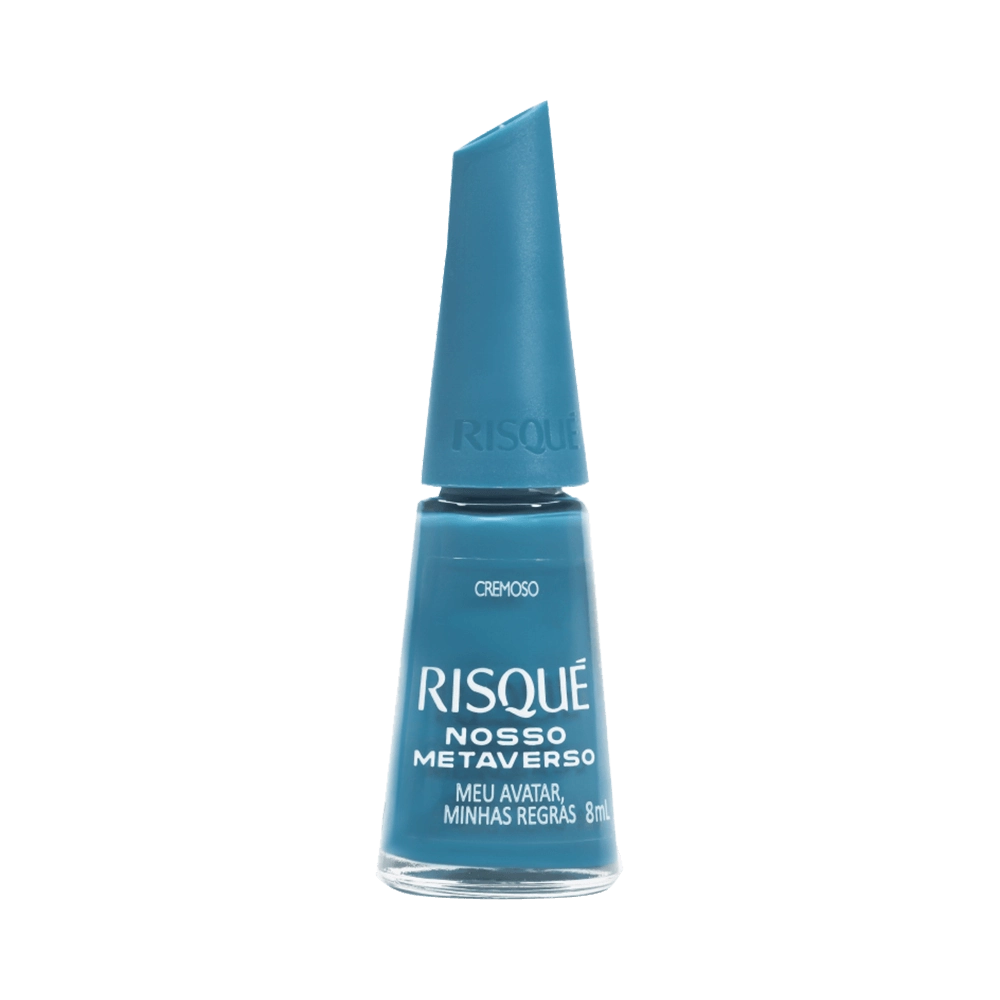 Esmalte Cremoso Meu Avatar, Minhas Regras Risqué Nosso Metaverso Frasco 8ml