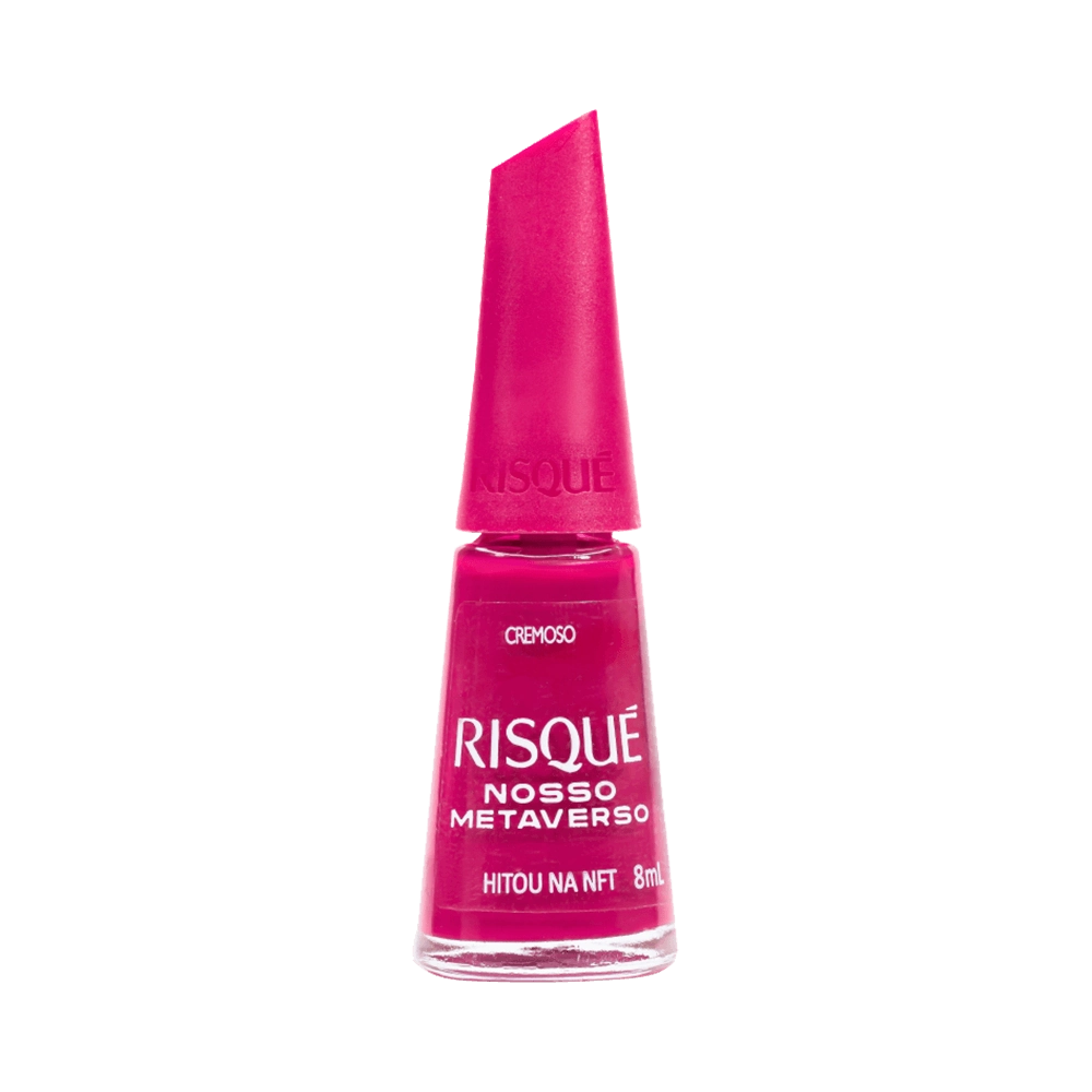 Esmalte Cremoso Hitou Na Nft Risqué Nosso Metaverso Frasco 8ml