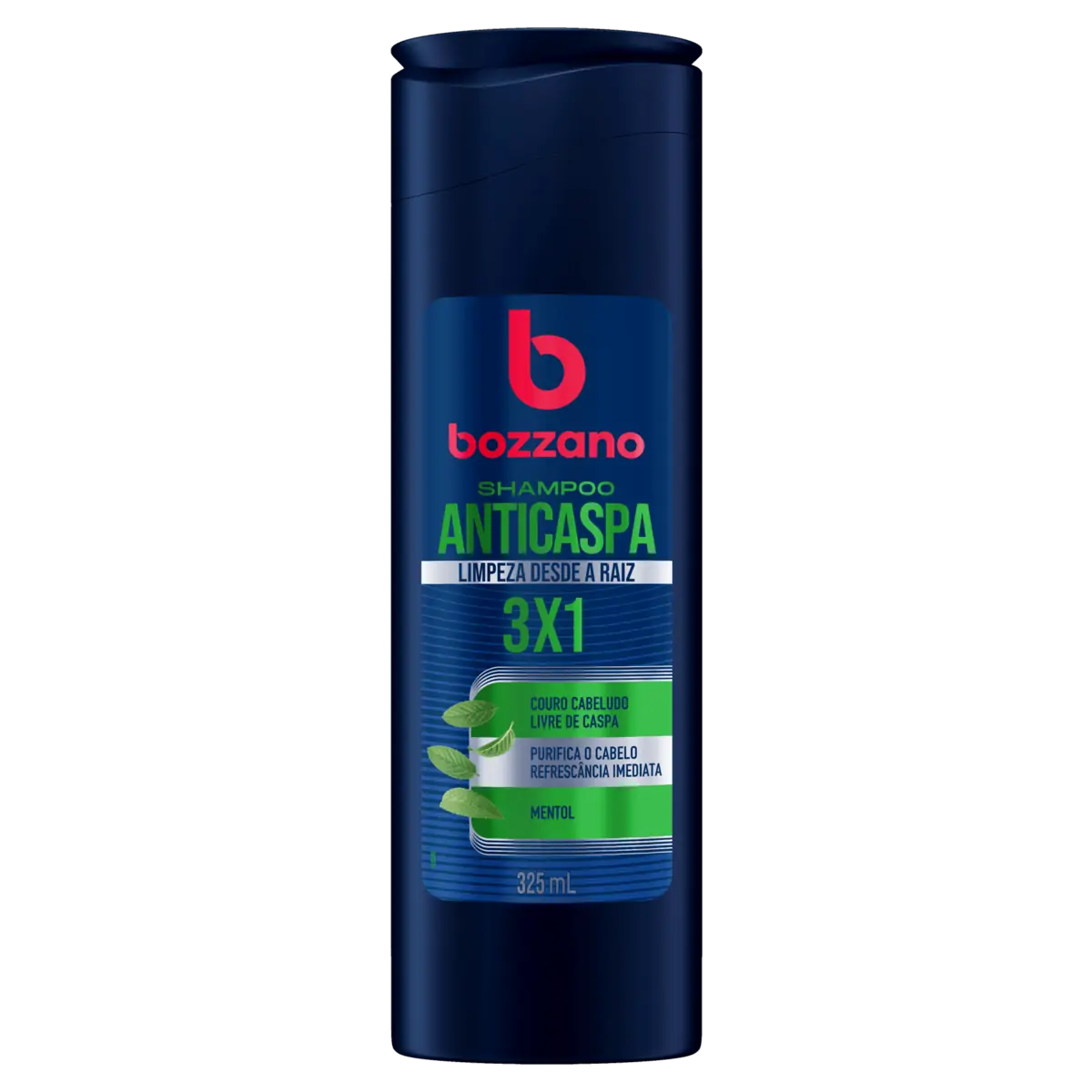 Shampoo Anticaspa Mentol Bozzano Frasco 325ml