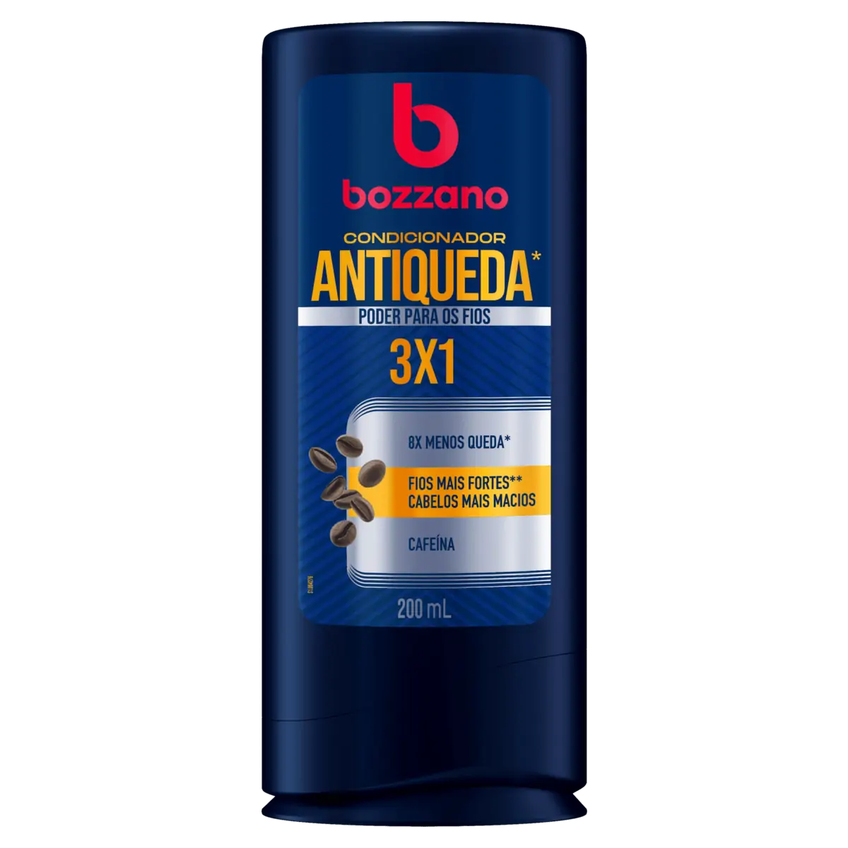 Condicionador Antiqueda Cafeína Bozzano Frasco 200ml