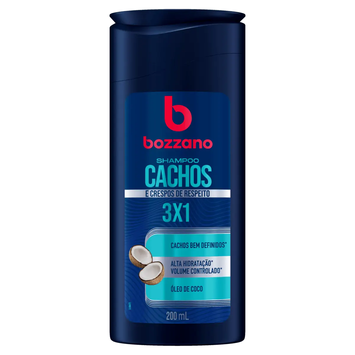 Shampoo óleo De Coco Bozzano Cachos Frasco 200ml
