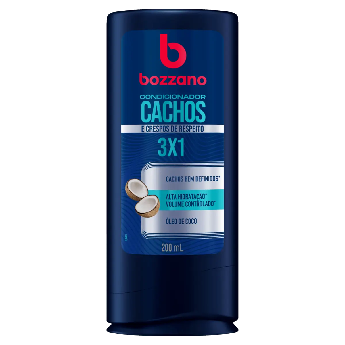 Condicionador óleo De Coco Bozzano Cachos Frasco 200ml