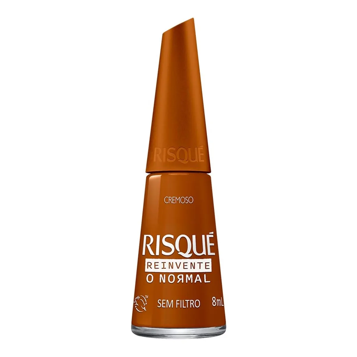 Esmalte Cremoso Sem Filtro Risqué Reinvente O Normal Frasco 8ml