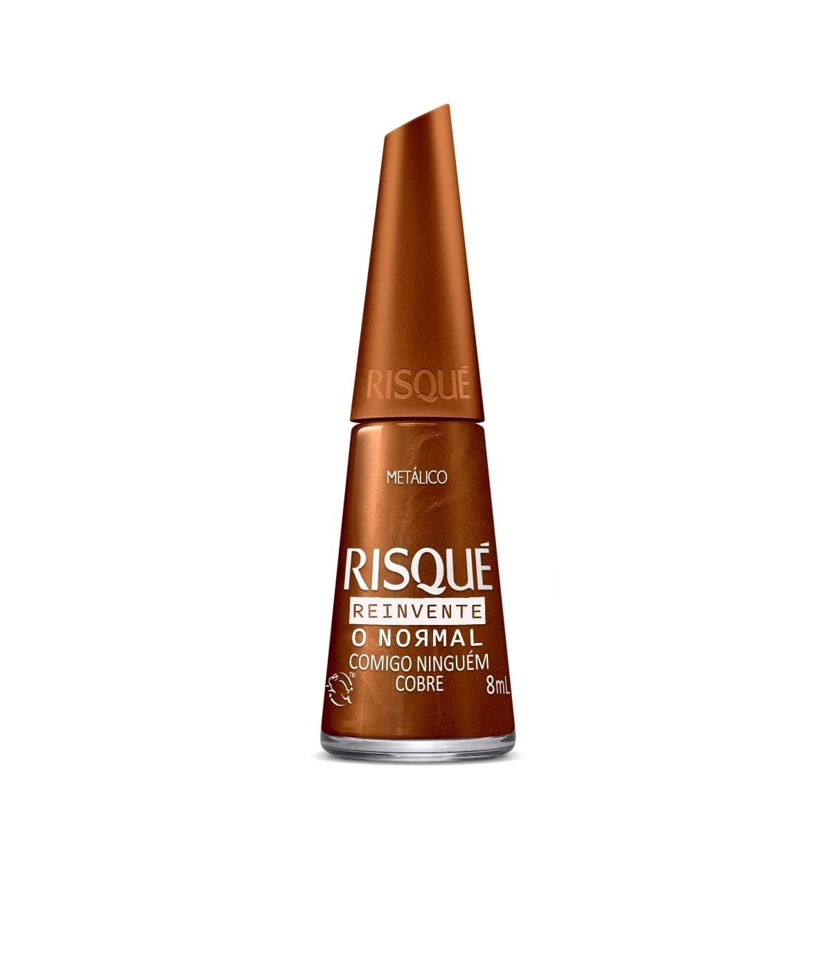 Esmalte Metálico Comigo Ninguém Cobre Risqué Reinvente O Normal Frasco 8ml