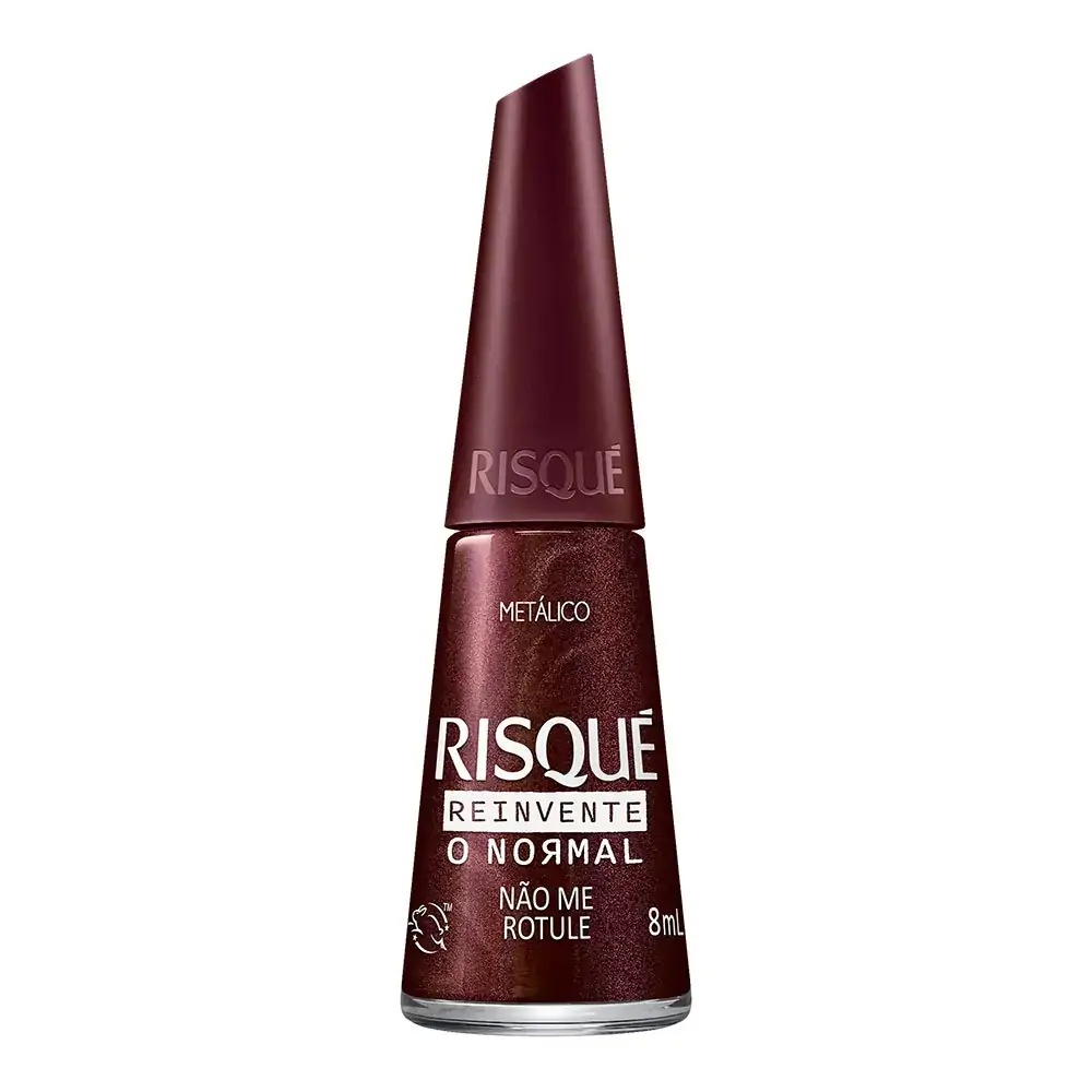Esmalte Metálico Não Me Rotule Risqué Reinvente O Normal Frasco 8ml