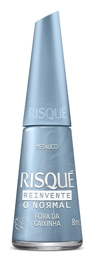 Esmalte Metálico Fora Da Caixinha Risqué Reinvente O Normal Blister 8ml