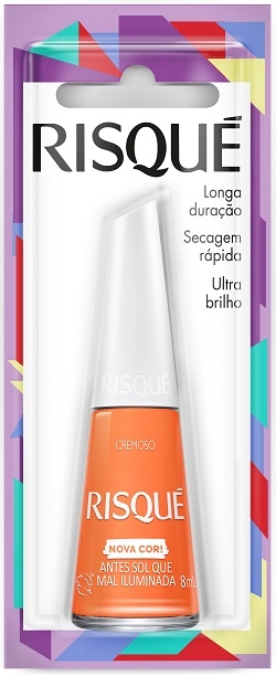 Esmalte Cremoso Ultrabrilho Antes Sol Que Mal Iluminada Risqué Blister 8ml