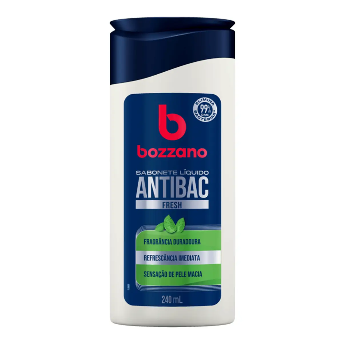 Sabonete Líquido Fresh Bozzano Antibac Frasco 240ml