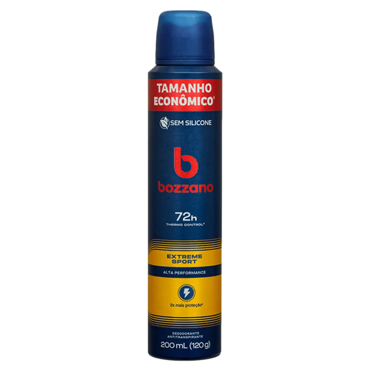 Antitranspirante Aerossol Extreme Sport Bozzano 200ml Spray Tamanho Econômico