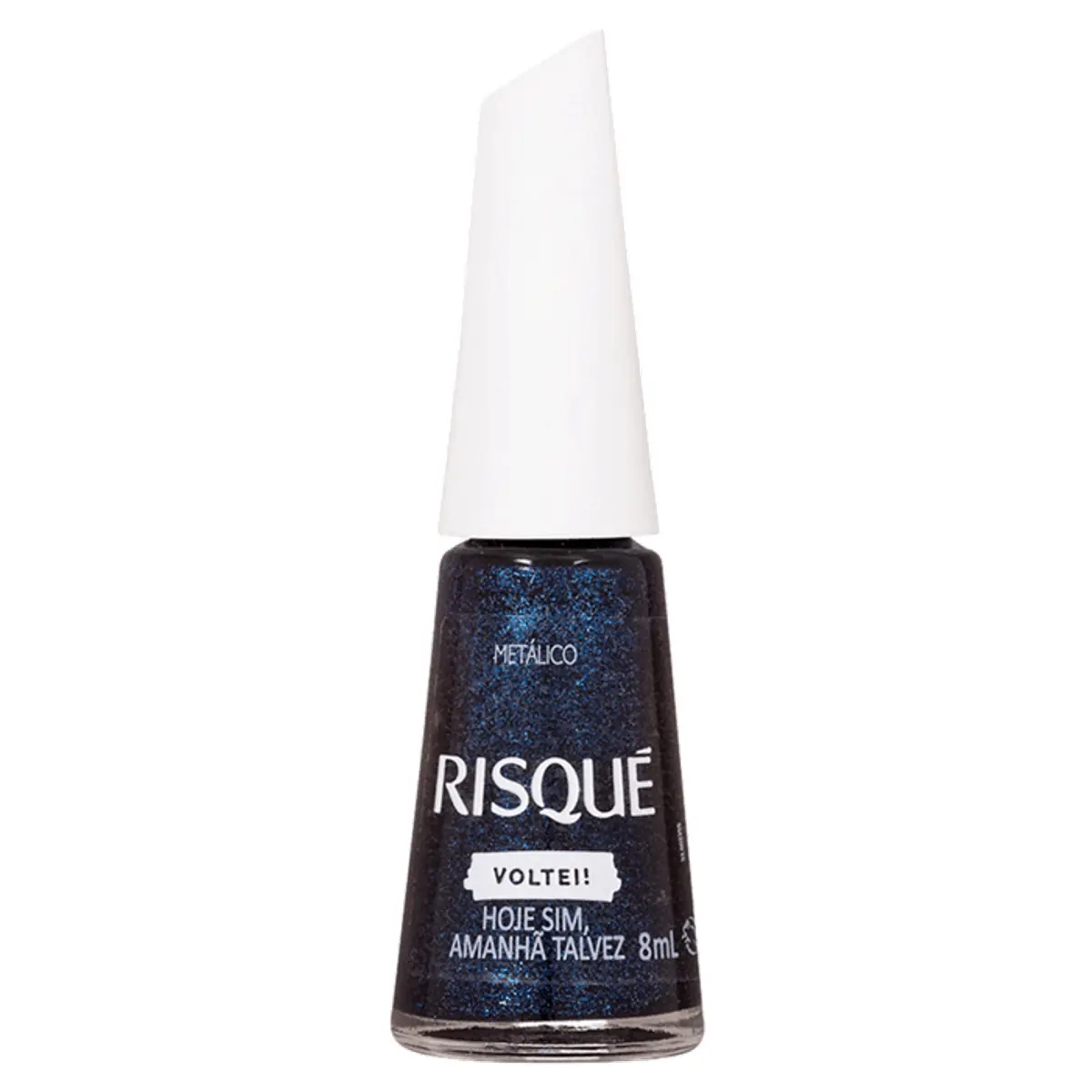 Esmalte Metálico Hoje Sim, Amanhã Talvez Risqué Voltei Frasco 8ml