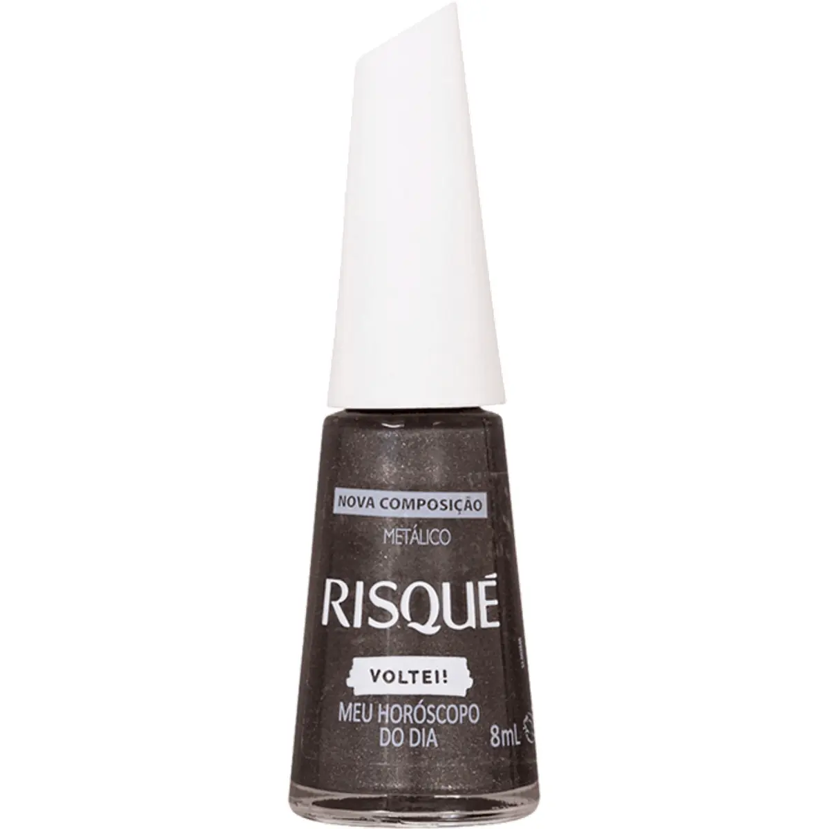 Esmalte Metálico Meu Horóscopo Do Dia Risqué Voltei Frasco 8ml