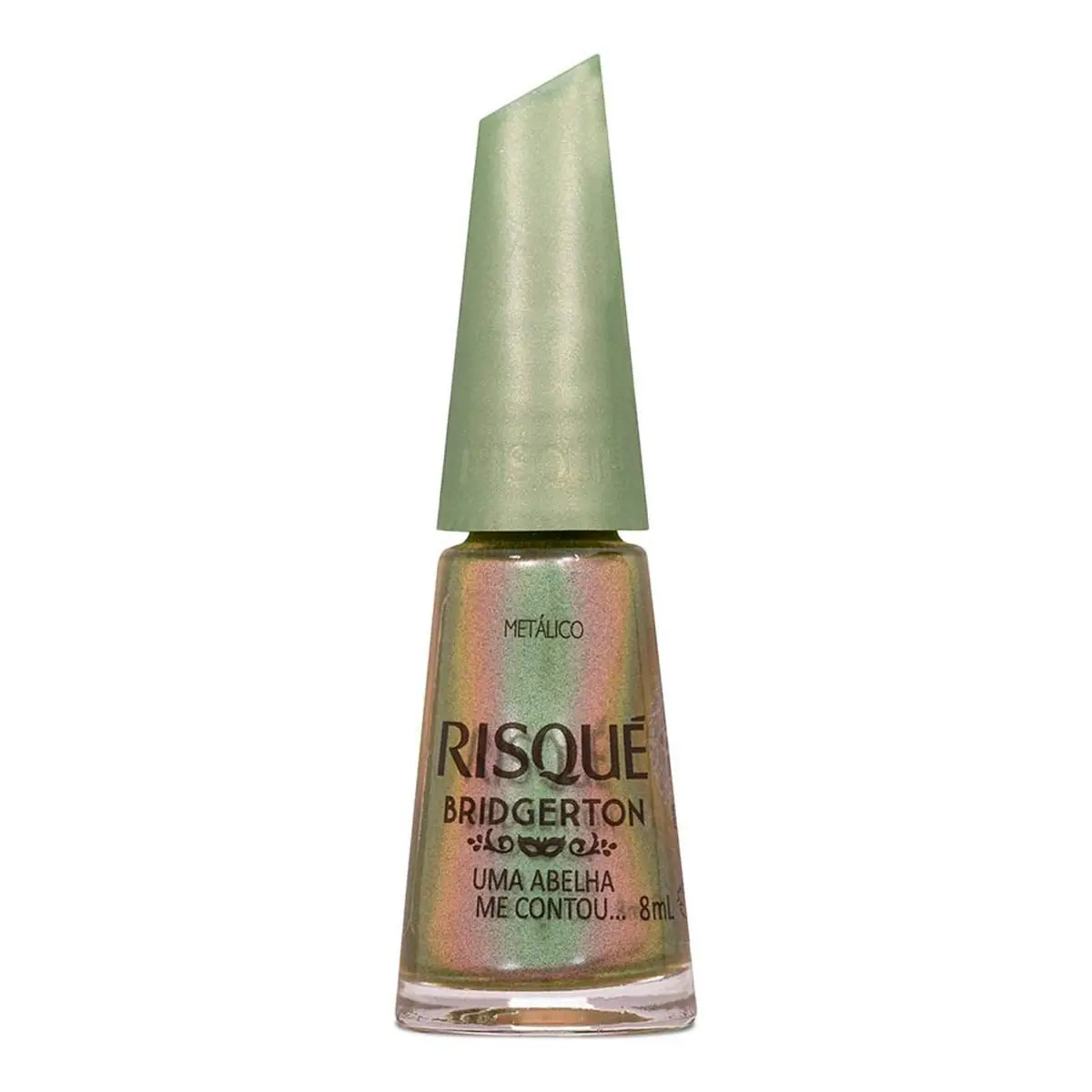 Esmalte Metálico Uma Abelha Me Contou Bridgerton Risqué Frasco 8ml