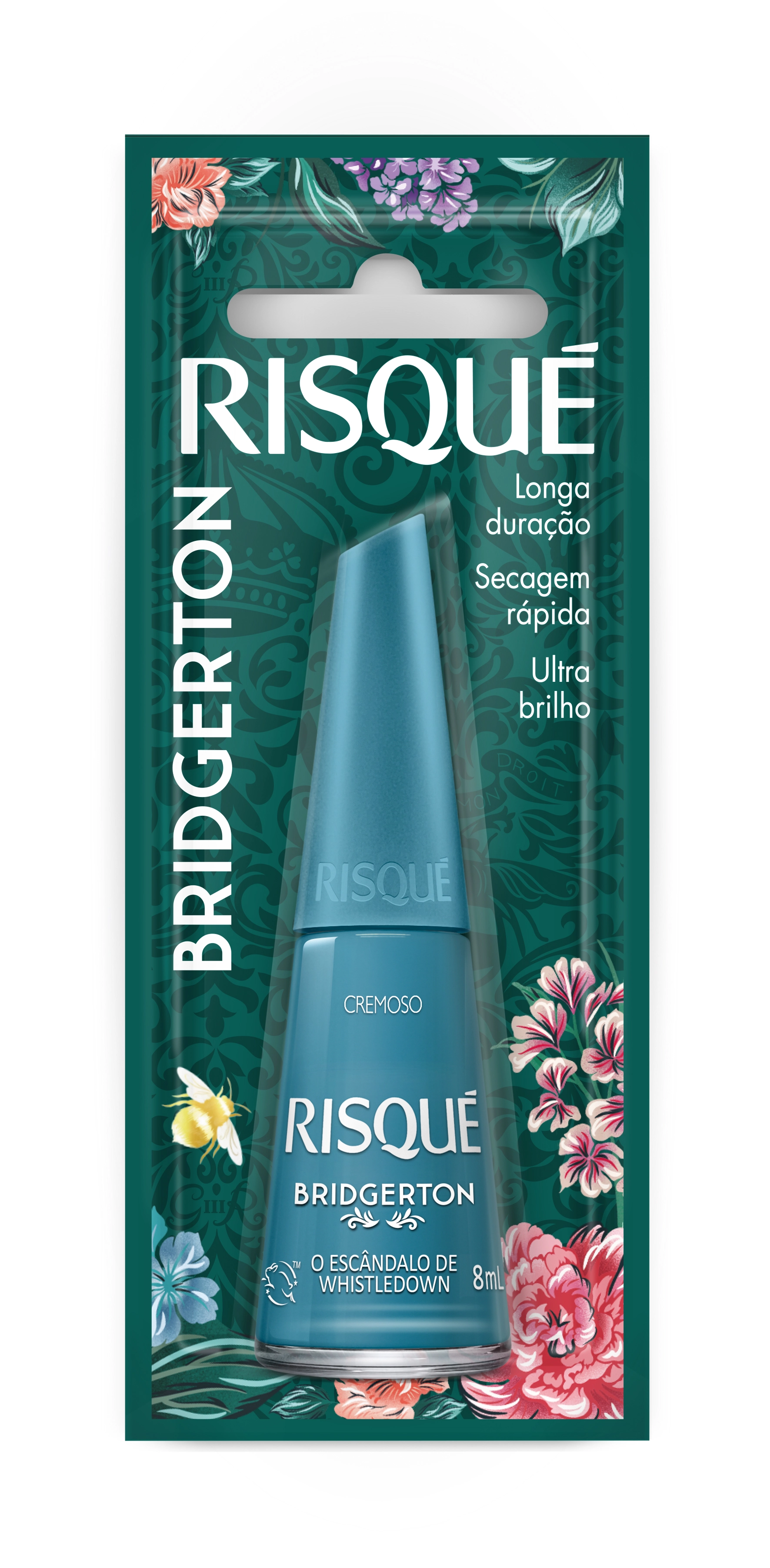Esmalte Cremoso O Escândalo De Whistledown Bridgerton Risqué Blister 8ml