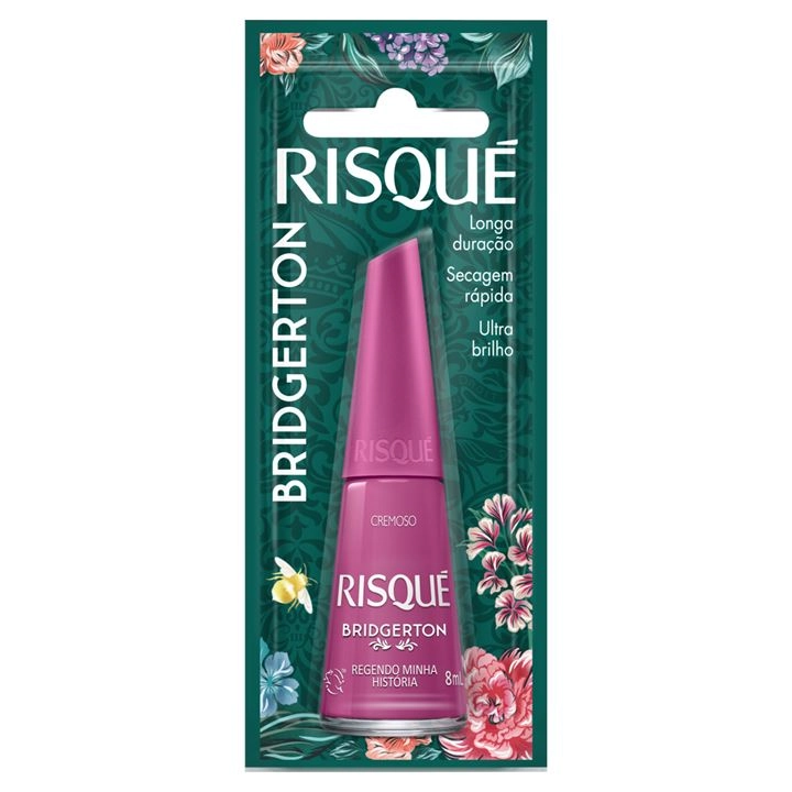 Esmalte Cremoso Regendo Minha História Bridgerton Risqué Blister 8ml