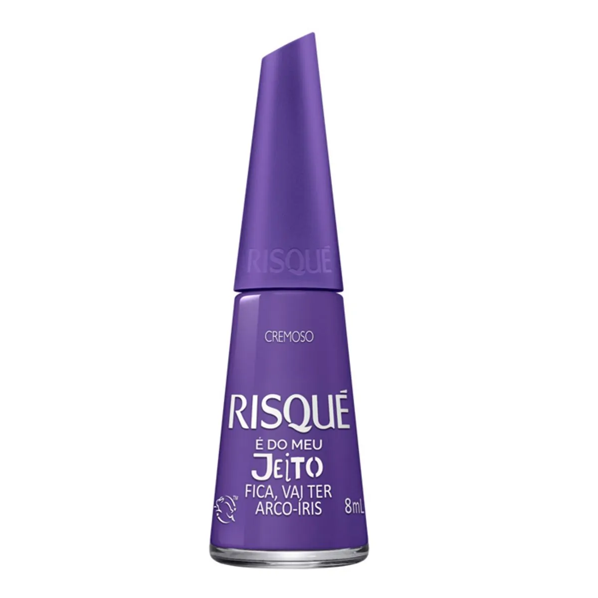 Esmalte Cremoso Fica, Vai Ter Arco íris Risqué é Do Meu Jeito Frasco 8ml