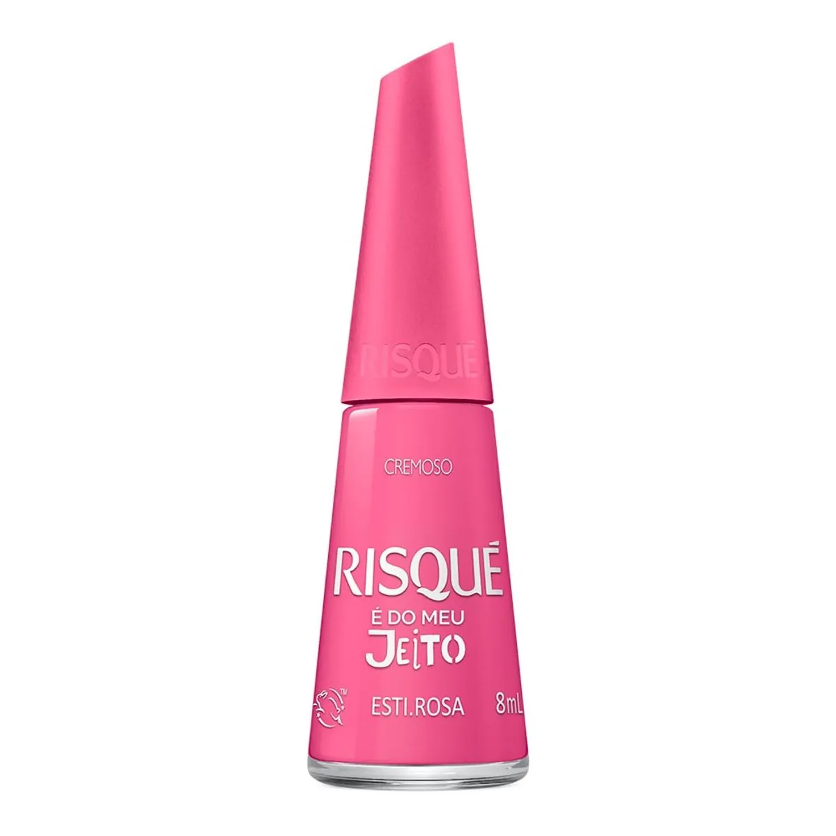 Esmalte Cremoso Esti.rosa Risqué é Do Meu Jeito Frasco 8ml
