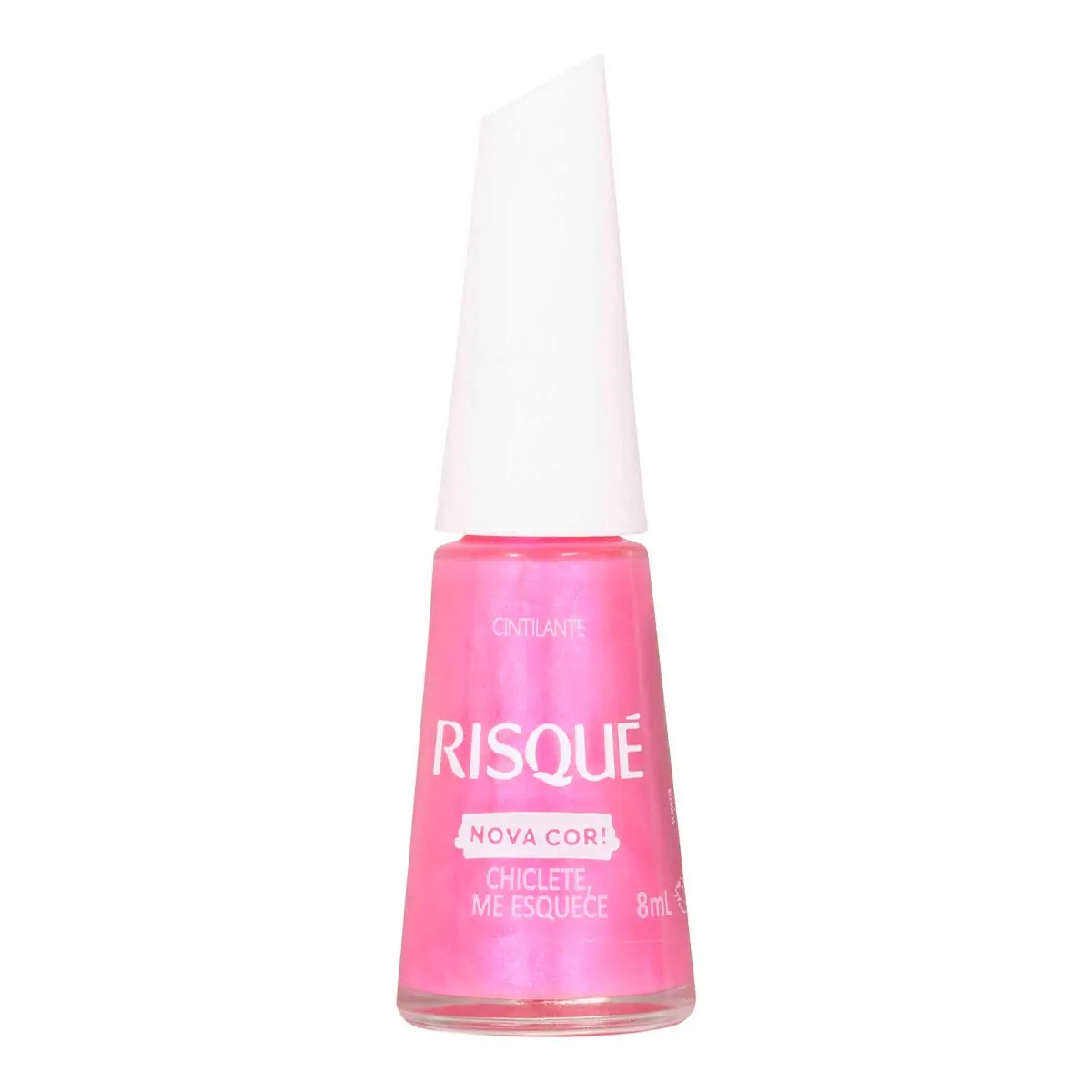 Esmalte Cintilante Chiclete, Me Esquece Risqué Nova Cor Frasco 8ml