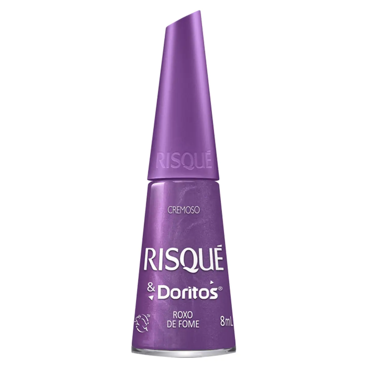 Esmalte Cremoso Roxo De Fome Risqué Doritos Frasco 8ml