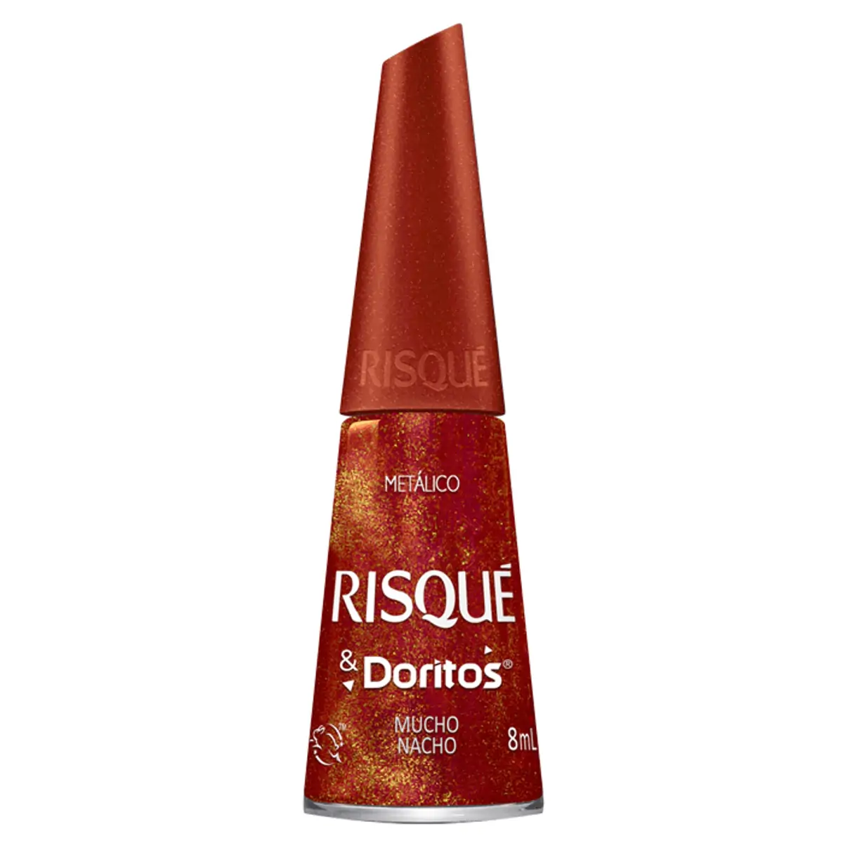 Esmalte Metálico Mucho Nacho Risqué Doritos Frasco 8ml