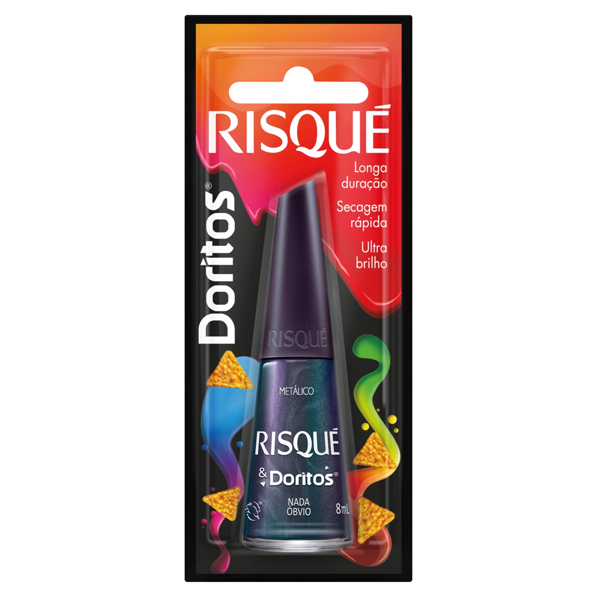 Esmalte Metálico Nada óbvio Risqué Doritos Blister 8ml