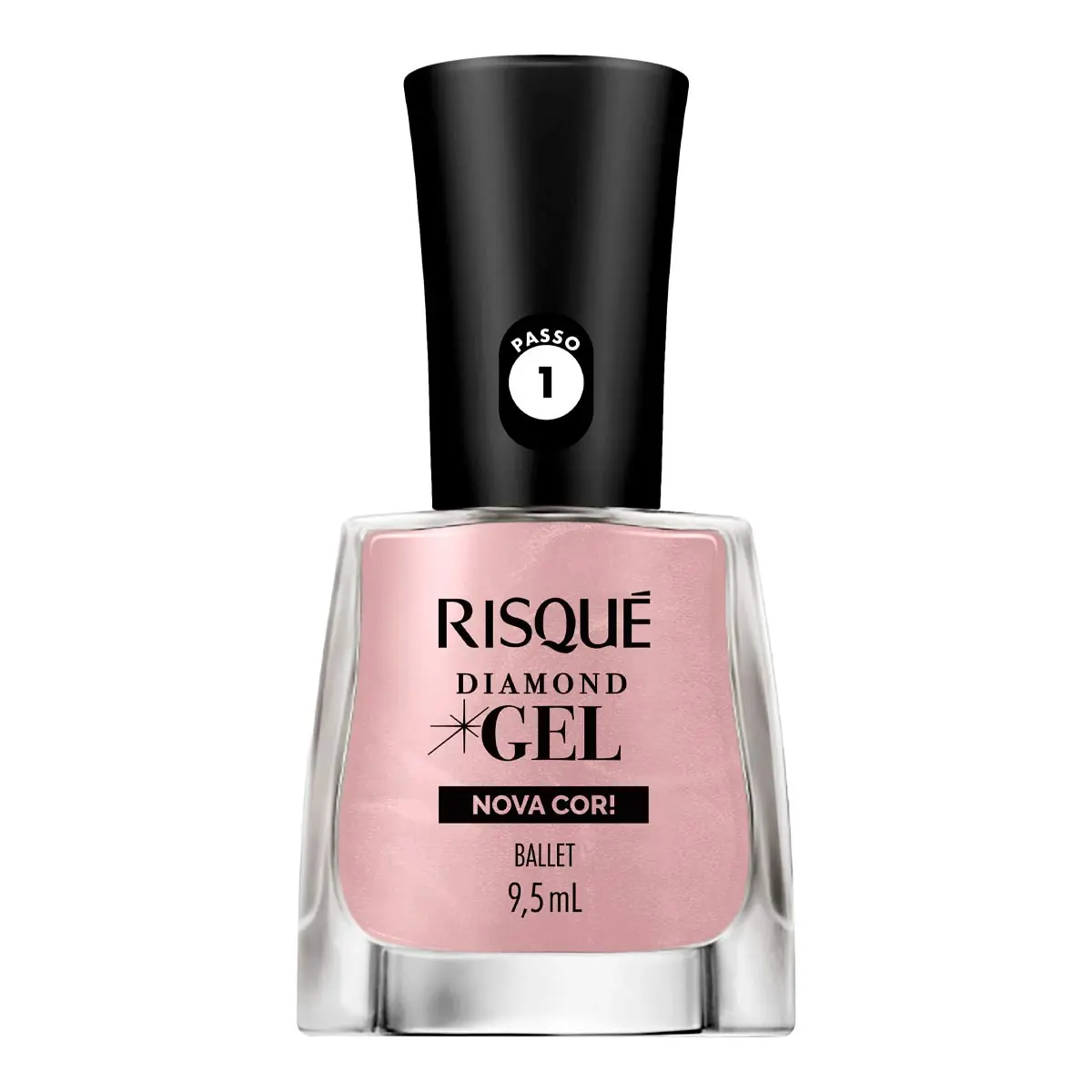 Esmalte Metálico Gel Ballet Risqué Diamond Frasco 9,5ml
