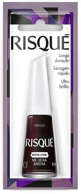 Esmalte Cremoso Me Deixa Ameixa Risqué Blister 8ml