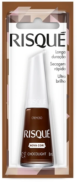 Esmalte Cremoso Chocolight Risqué Blister 8ml