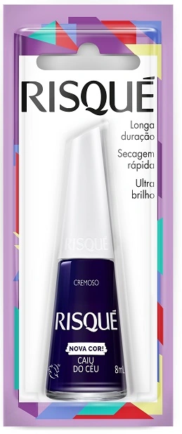 Esmalte Cremoso Caiu Do Céu Risqué Blister 8ml