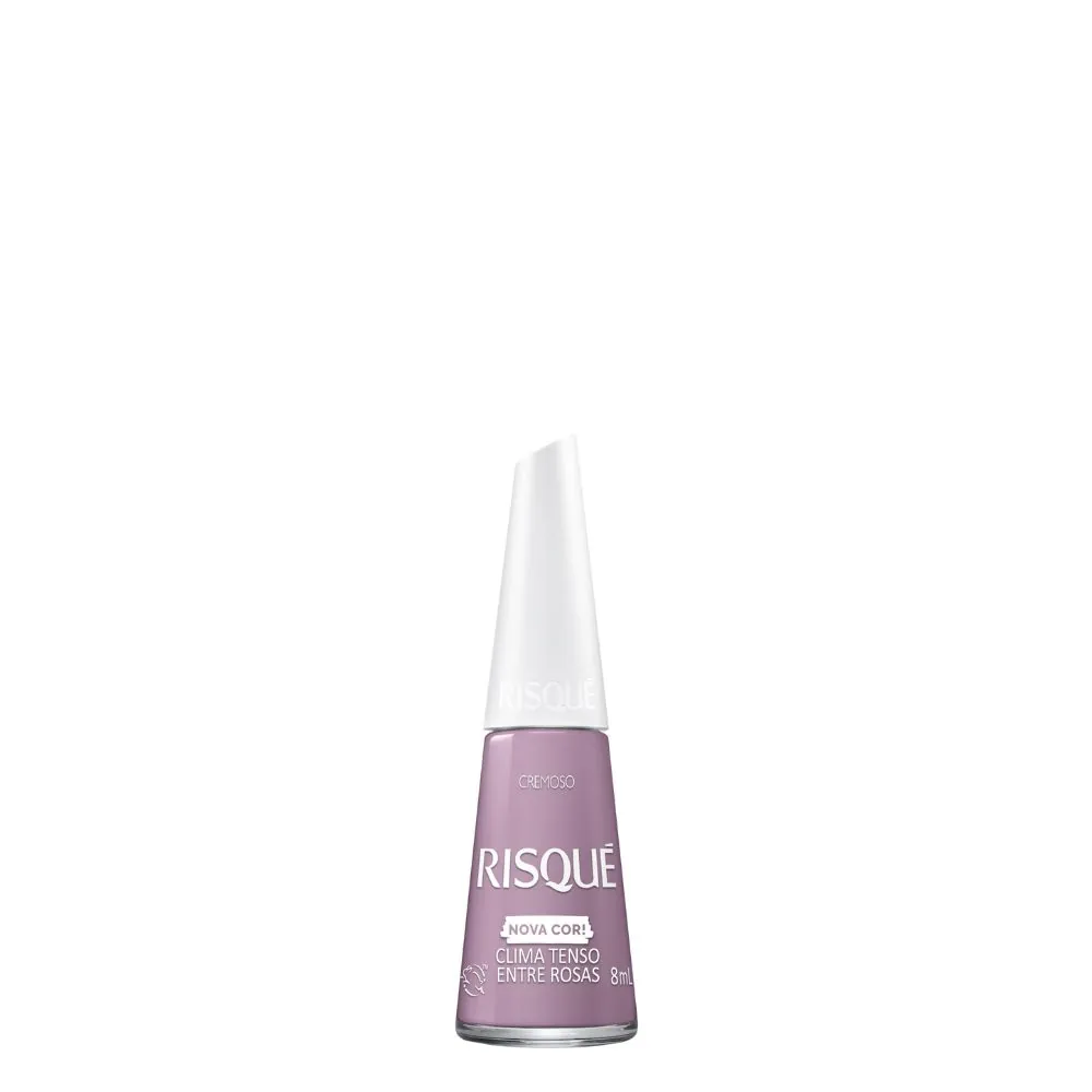Esmalte Cremoso Clima Tenso Entre Rosas Risqué Frasco 8ml