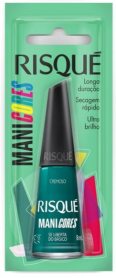 Esmalte Cremoso Se Liberta Do Básico Risqué Manicores Blister 8ml