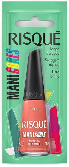 Esmalte Cremoso Recuperei A Dignidade Risqué Manicores Blister 8ml