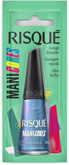 Esmalte Cintilante Esmalterapia Risqué Manicores Blister 8ml