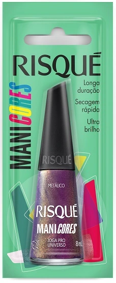 Esmalte Metálico Joga Pro Universo Risqué Manicores Blister 8ml