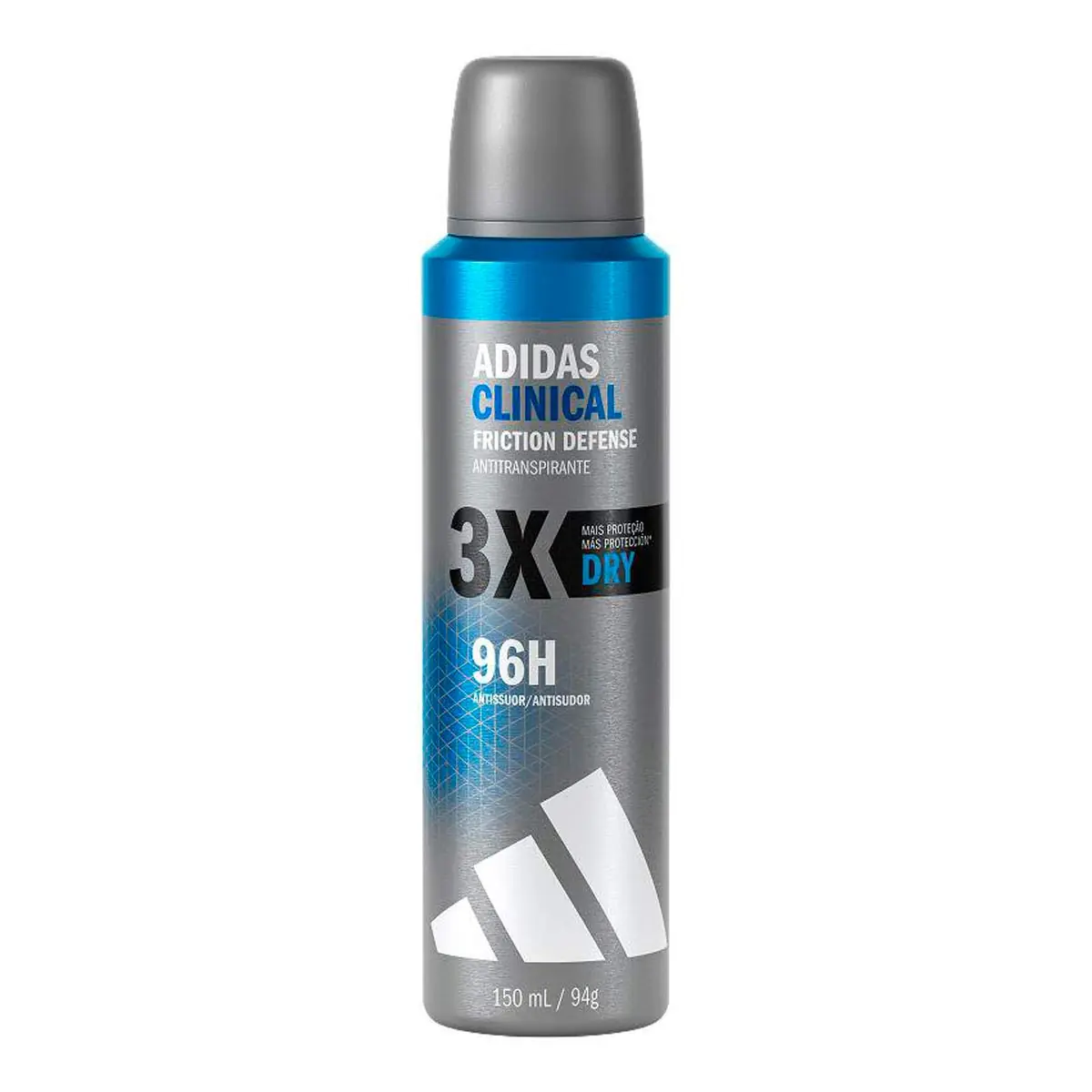 Antitranspirante Aerossol Adidas Clinical Friction Defense Dry 150ml Spray