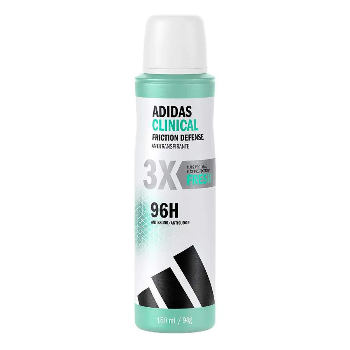 Antitranspirante Aerossol Feminino Adidas Clinical Friction Defense Fresh 150ml Spray