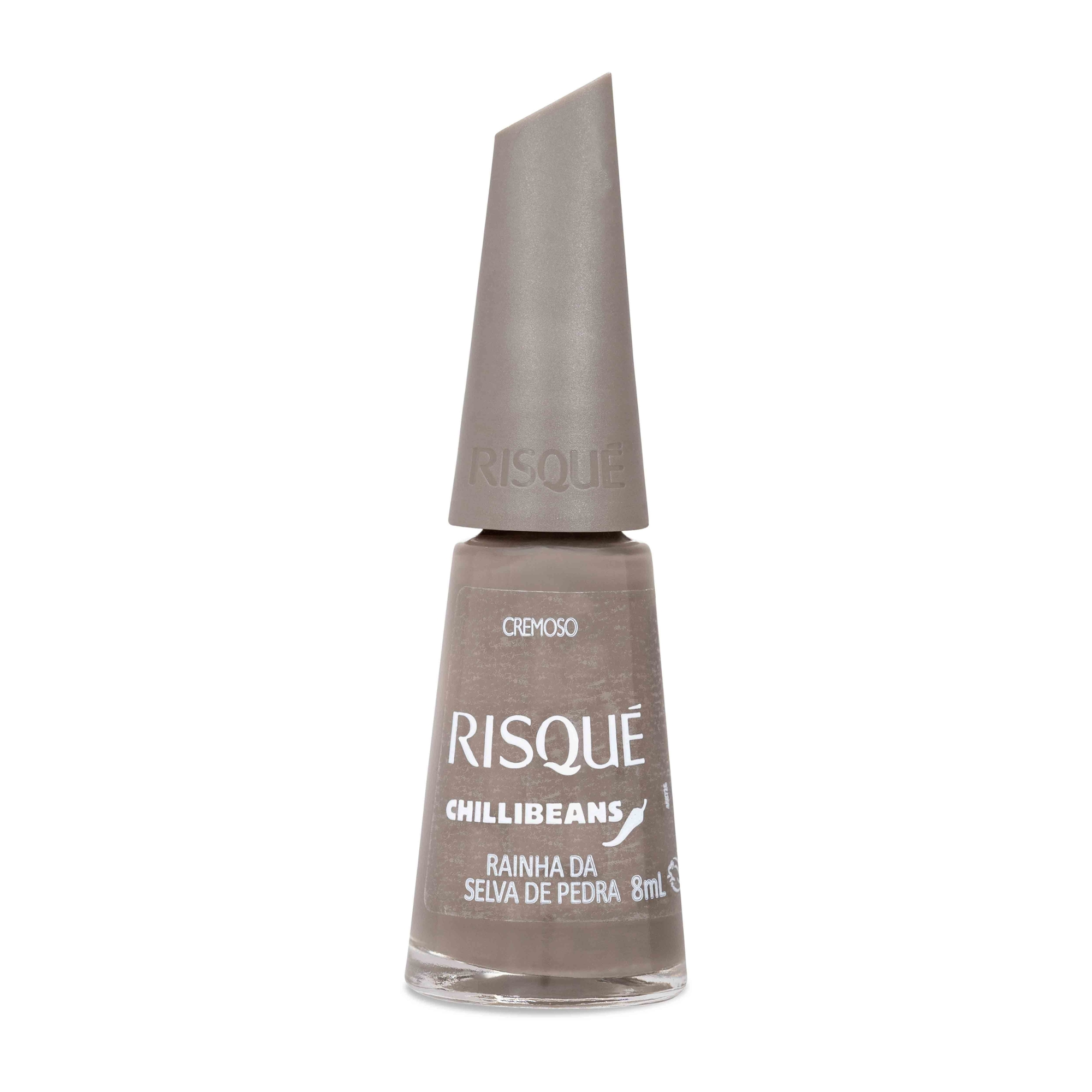 Esmalte Cremoso Rainha Da Selva De Pedra Risqué Chilli Beans Blister 8ml