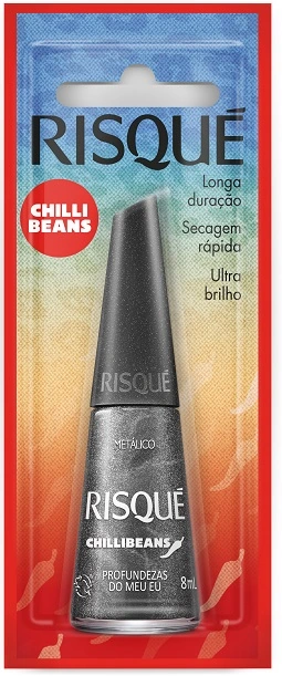 Esmalte Metálico Profundezas Do Meu Eu Risqué Chilli Beans Blister 8ml