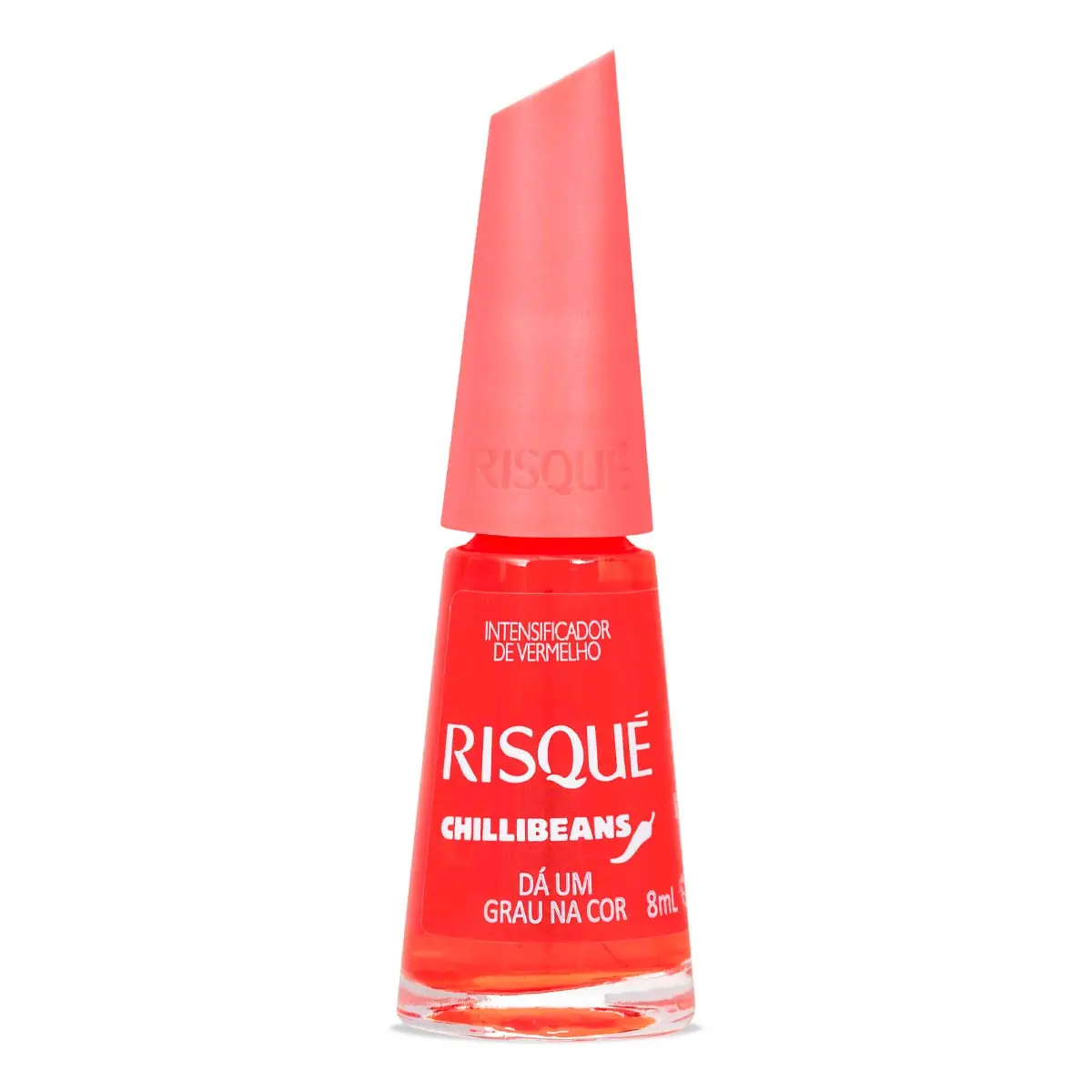 Esmalte Intensificador Dá Um Grau Na Cor Risqué Chilli Beans Frasco 8ml