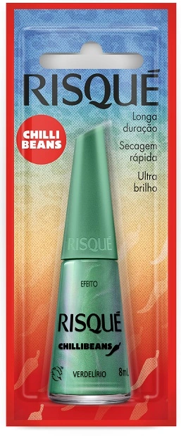 Esmalte Verdelírio Risqué Chilli Beans Frasco 8ml
