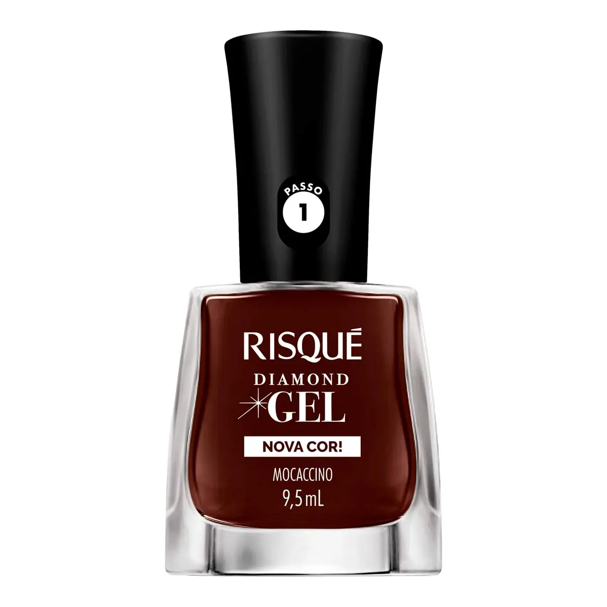 Esmalte Risque Cr Diamond Dgel Mocaccino 9,5ml