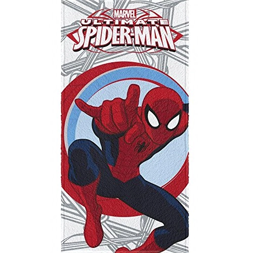 Toalha De Banho Felpuda Estampada Spider Man Ultimate A